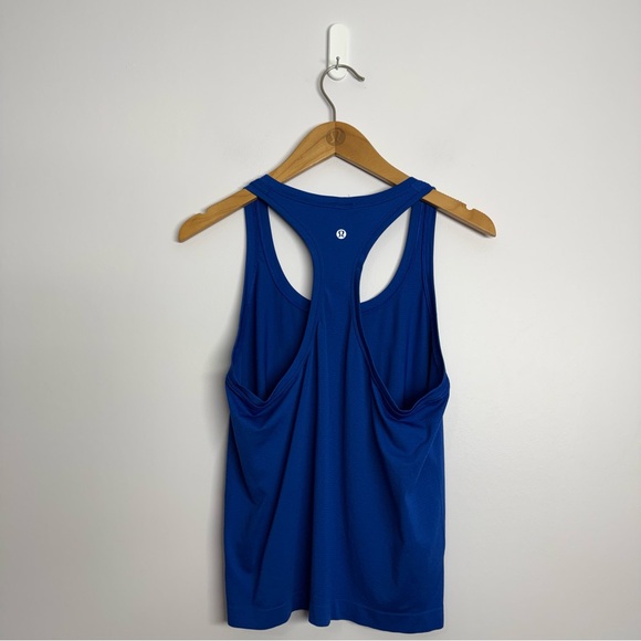 Lululemon Swiftly Tech Racerback Tank Top 2.0 Race Length Symphony Blue Size 10 - Picture 2 of 3